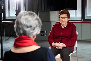 Interviewdreh im Rahmen des Projekts „Female Labour Migration in European History“